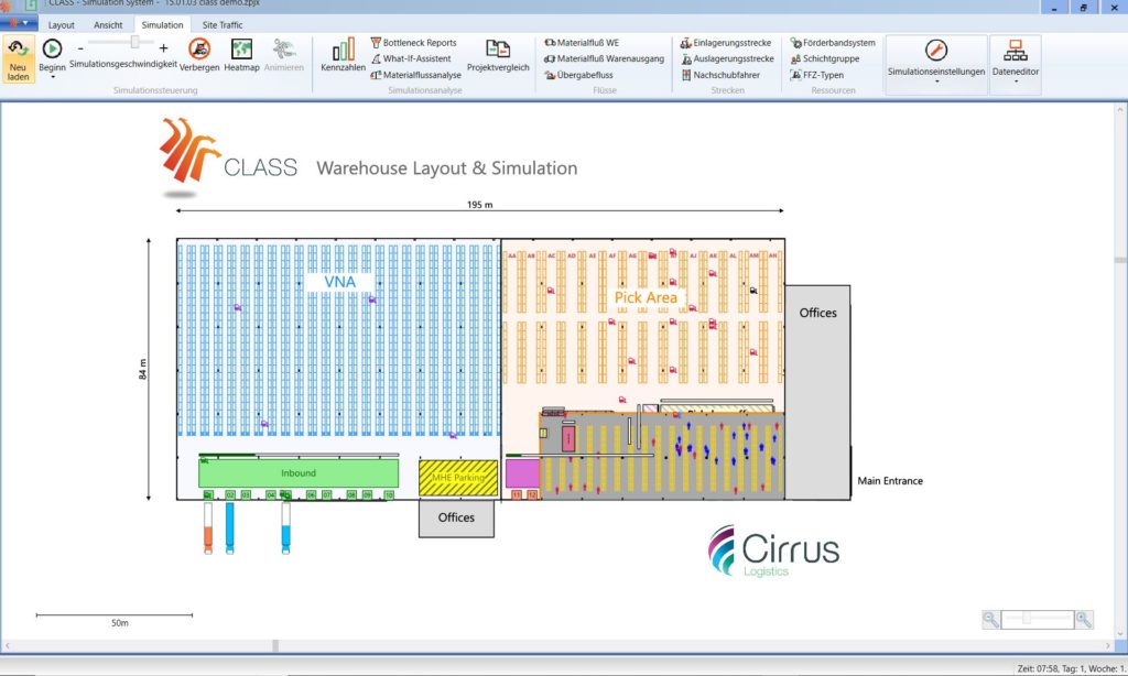 CLAAS Screenshot Simulation 2D